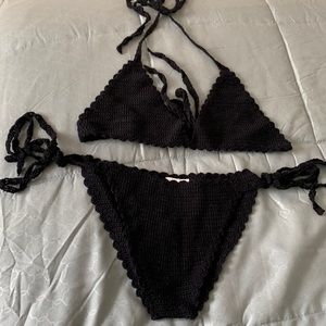 Crocheted bikini